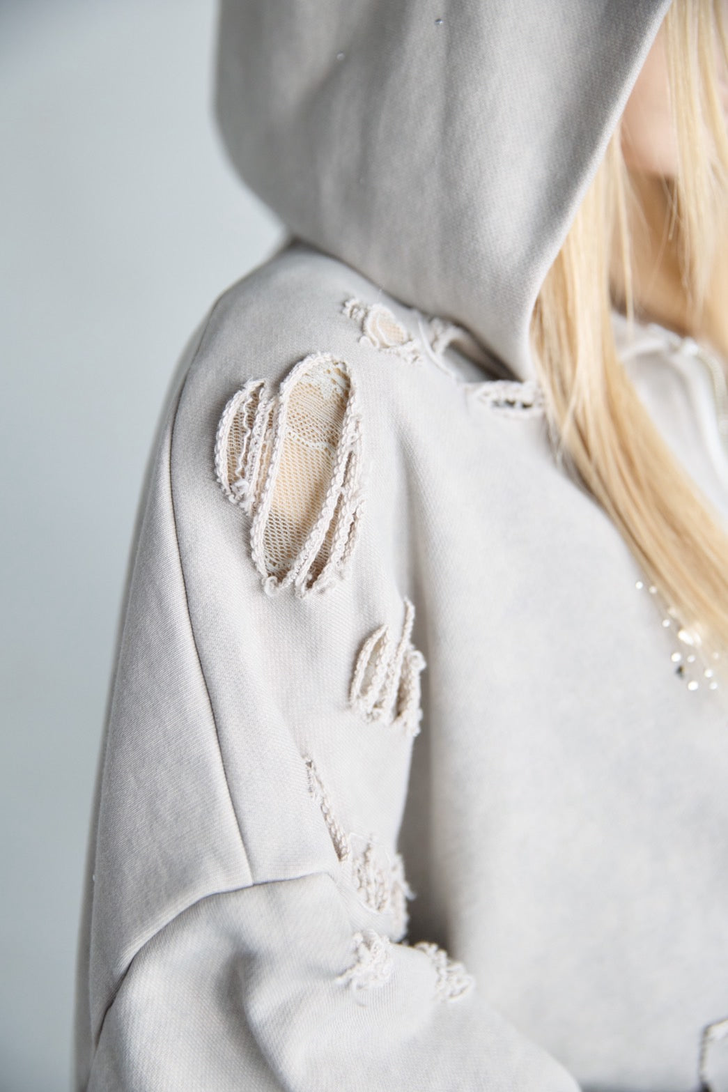 Meteor Crush Hoodie(Beige)