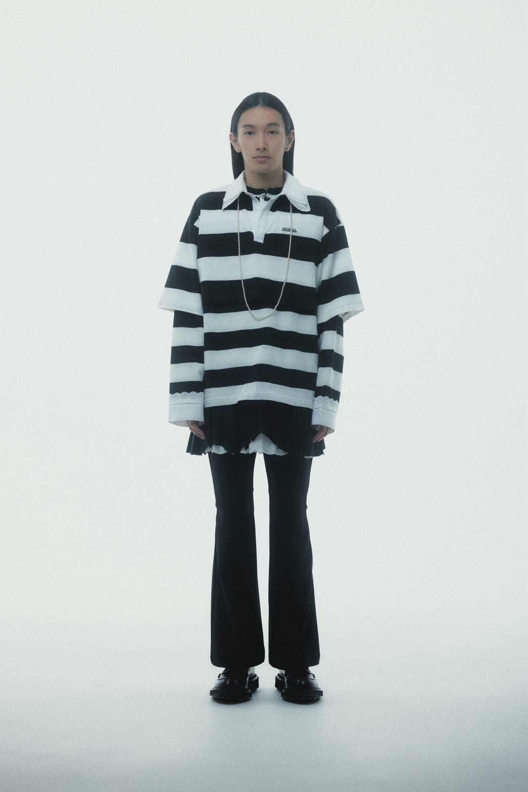 【5月中旬】Destroyed Micro Mini Skirt (Black)