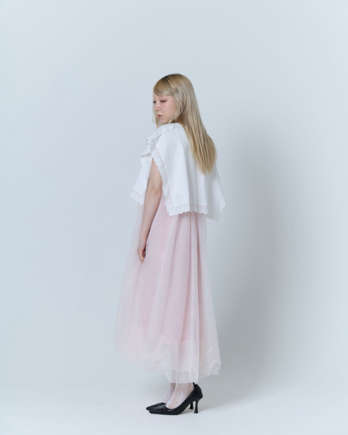 Tulle Bare Dress(Pink)