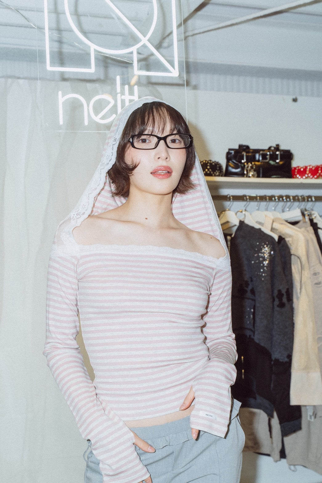 Veil Border Tops (Pink)