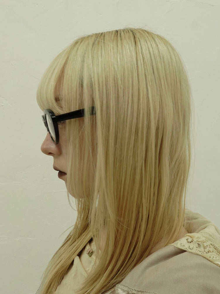 Thick Oval Frame Glasses