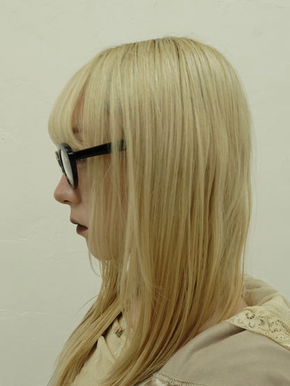 Thick Oval Frame Glasses