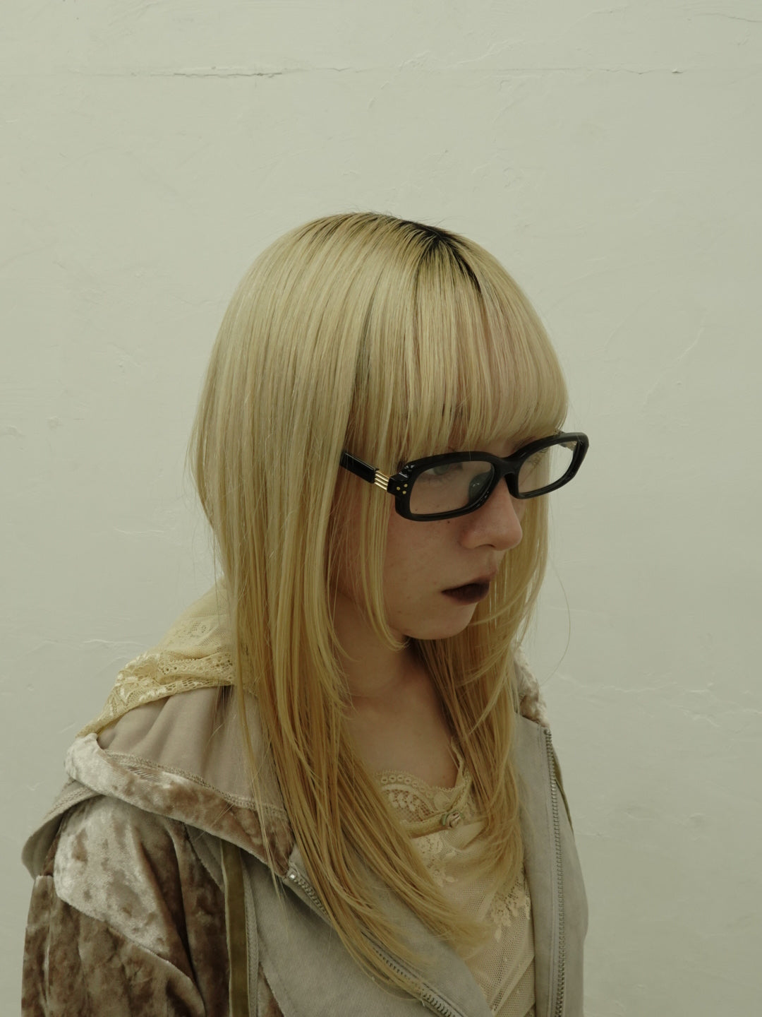 Thick Square Frame Glasses