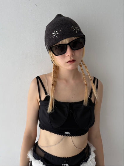 Metal Studs Beanie