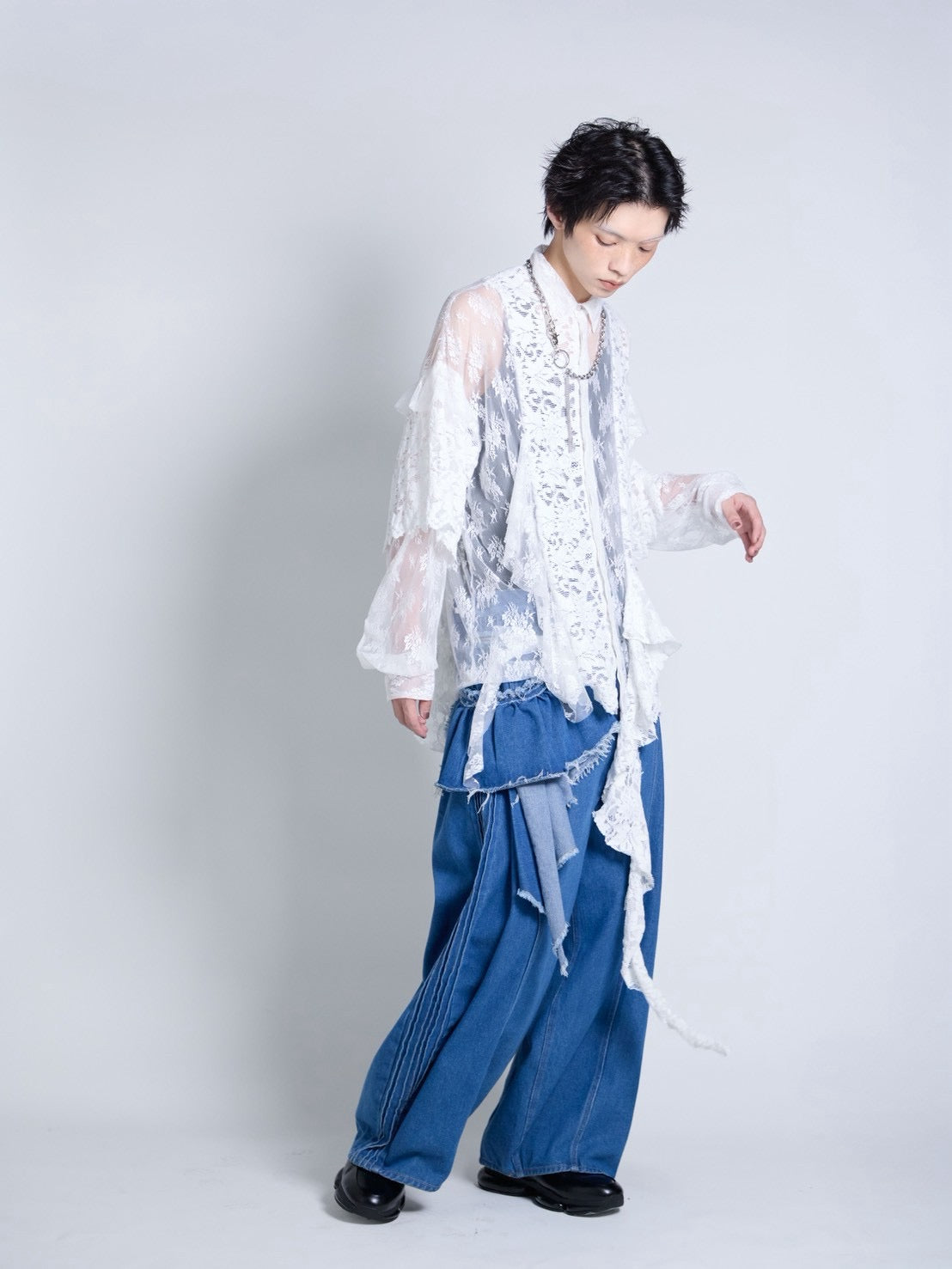【9月下旬】Denim Trousers(Blue)＜店頭予約＞