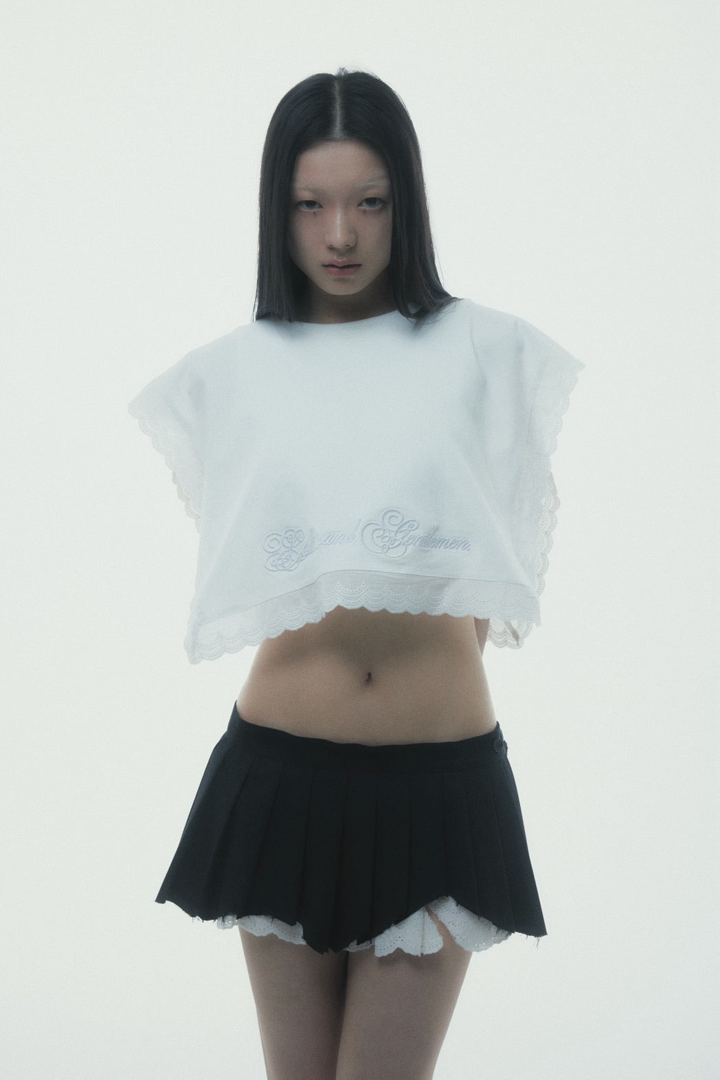 【5月中旬】Destroyed Micro Mini Skirt (Black)