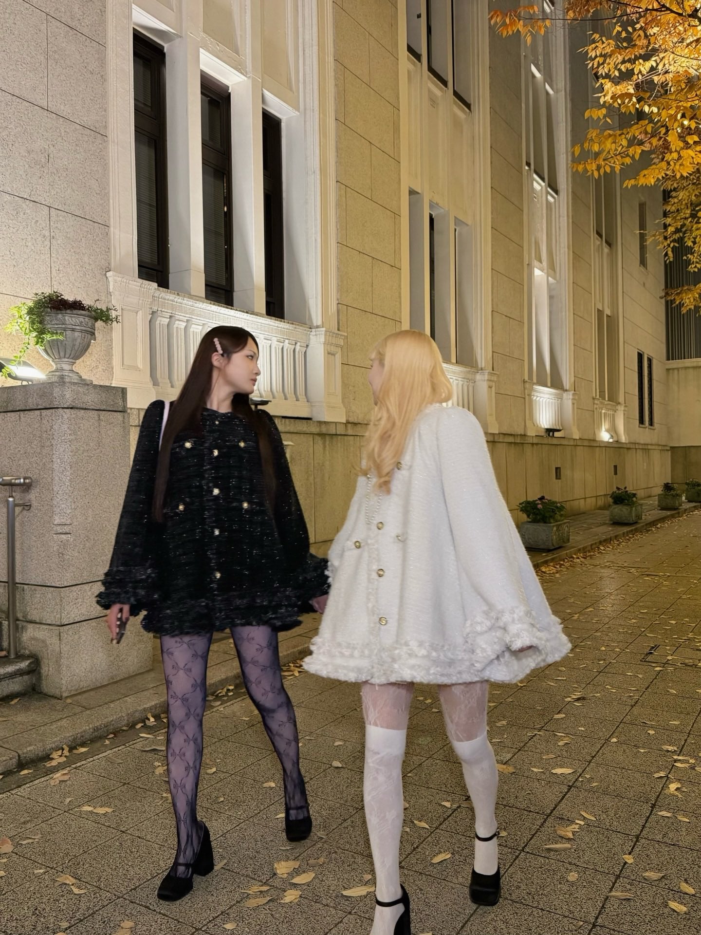 Tweed Bell Dress(Ivory) 【Ｘ】