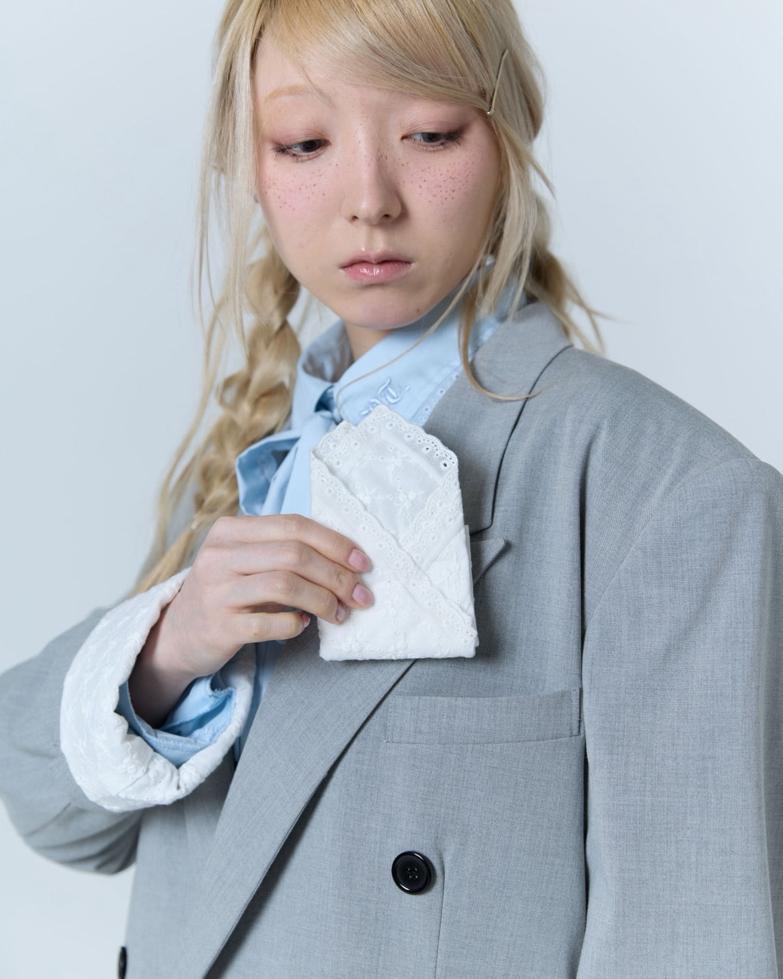 Destroyed Pocket Chief Jacket (Gray)