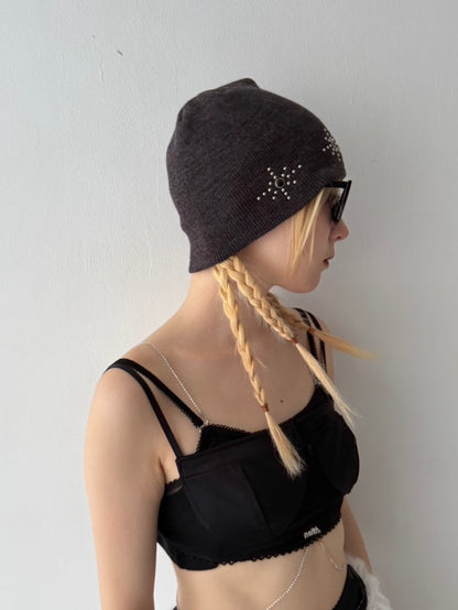 Metal Studs Beanie