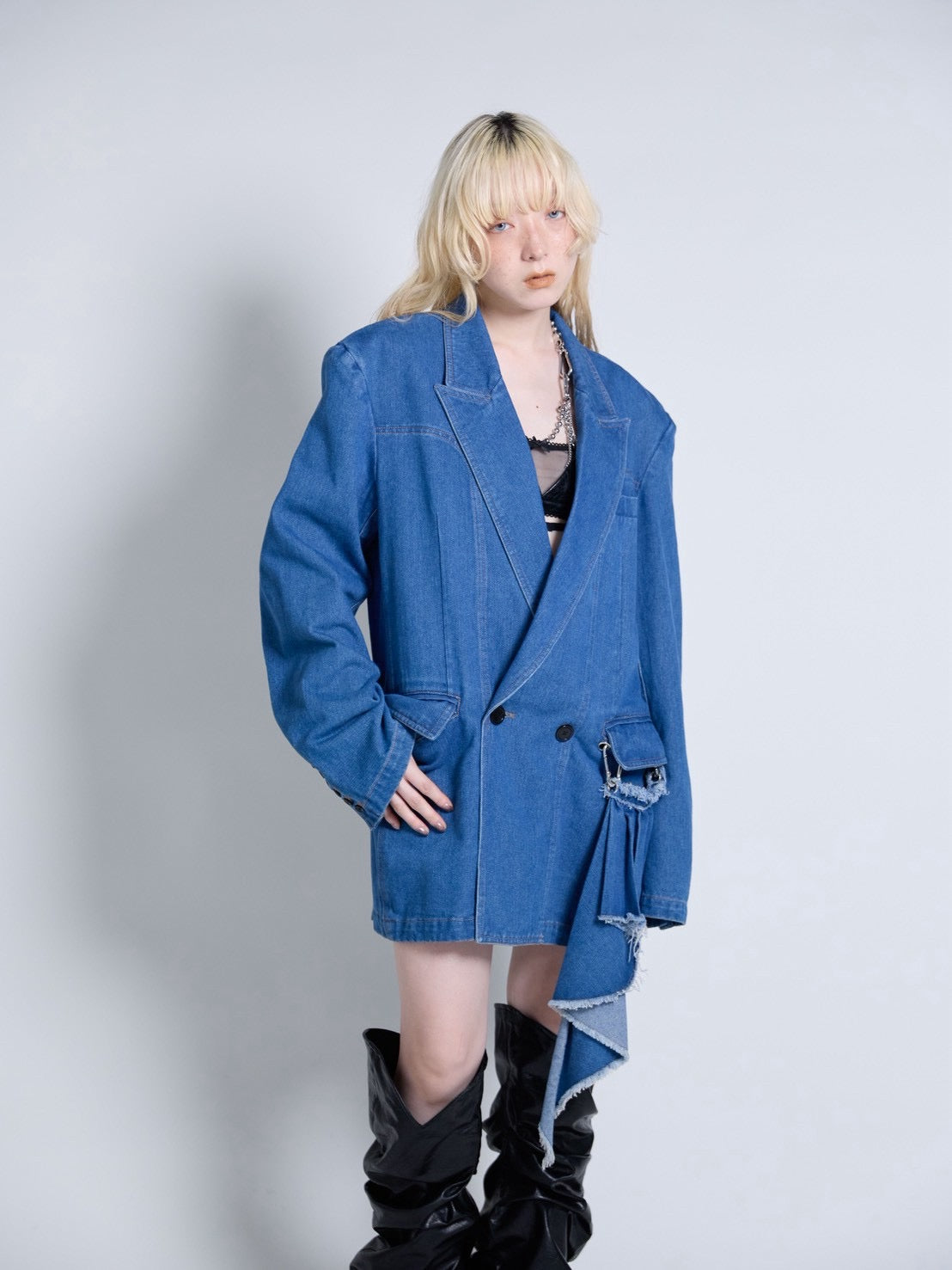 【9月下旬】Denim Tailored  Jacket(Blue)＜店頭予約＞
