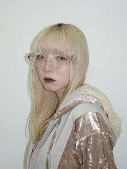 Thick Oval Frame Glasses