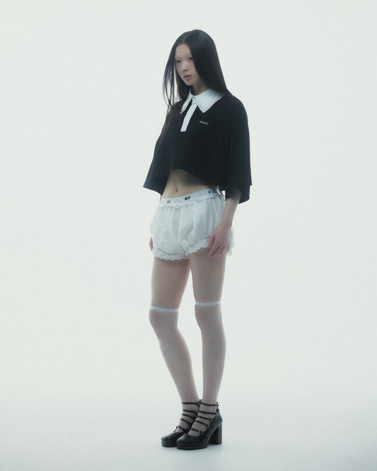 Cotton Lace Drawers (White）