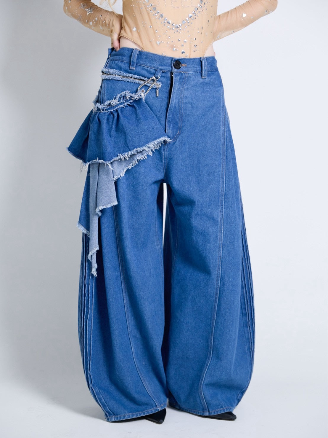 【9月下旬】Denim Trousers(Blue)＜店頭予約＞