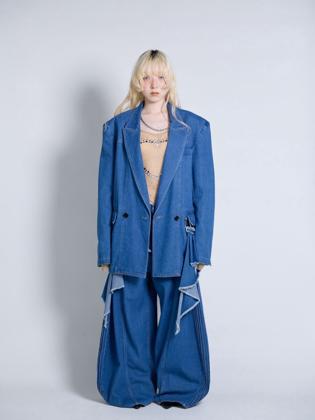 【9月下旬】Denim Tailored  Jacket(Blue)＜店頭予約＞