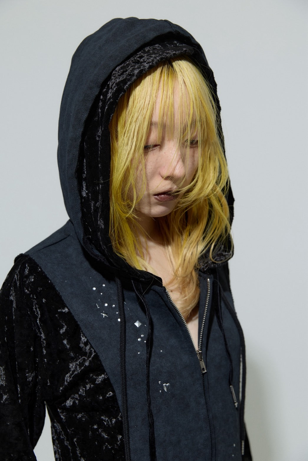 Spark Double Hoodie(Black)