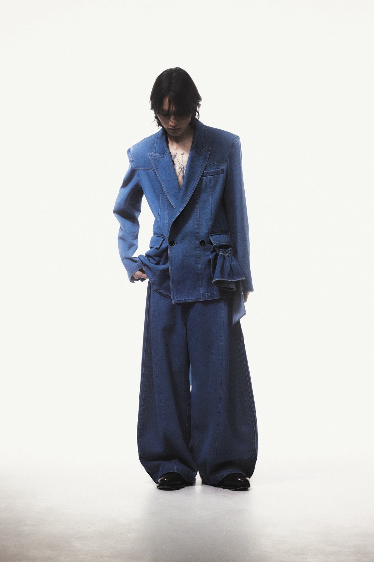 【9月下旬】Denim Tailored  Jacket(Blue)＜店頭予約＞