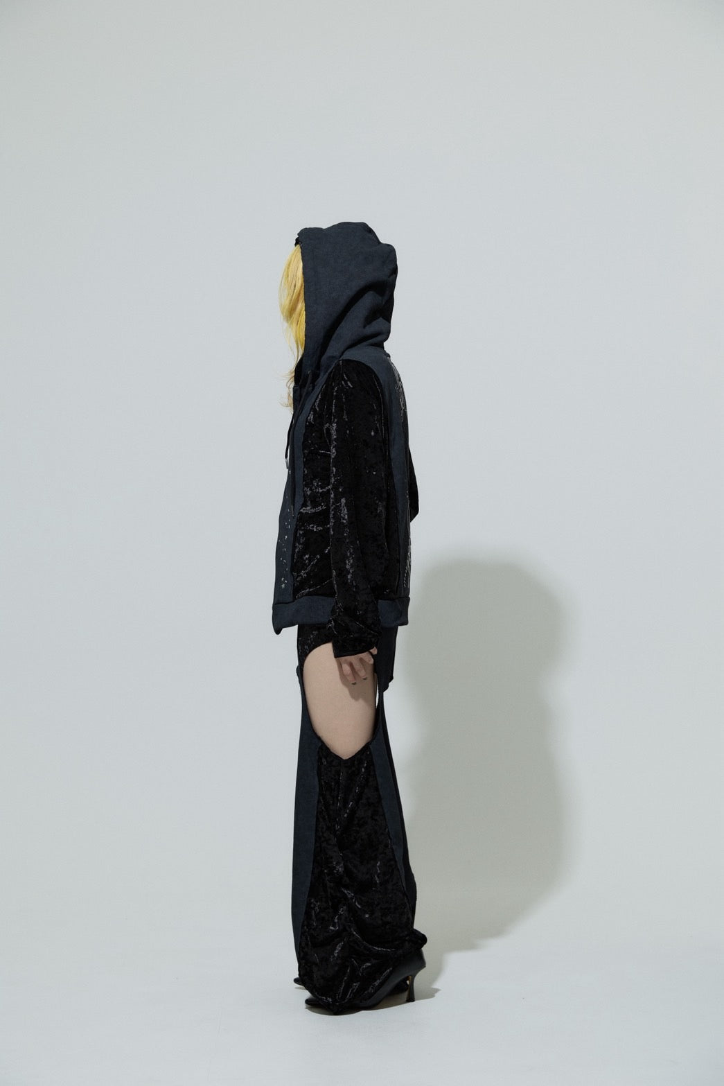 Spark Double Hoodie(Black)