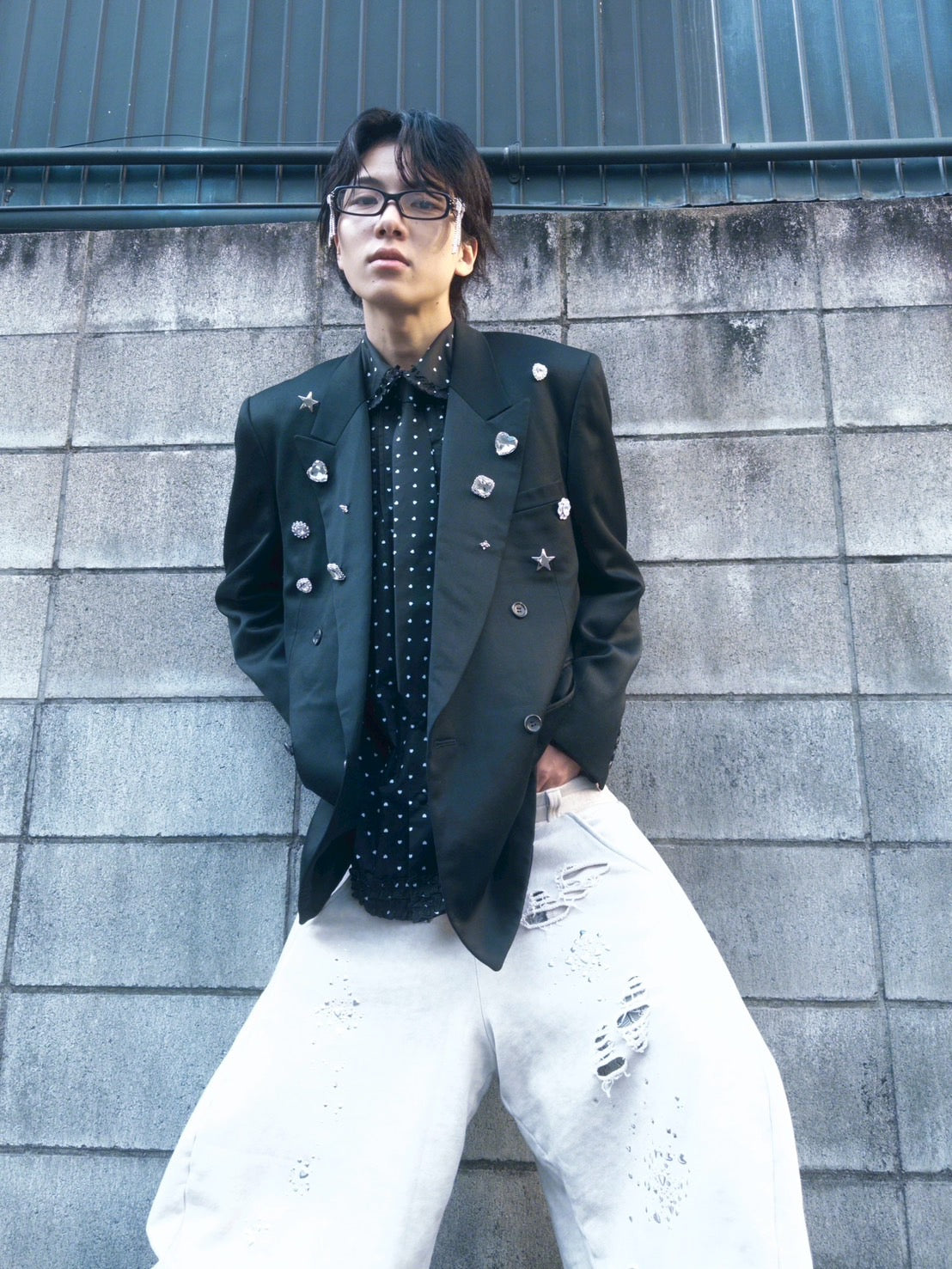 Meteor Low-rise Sweat Pants(Beige)