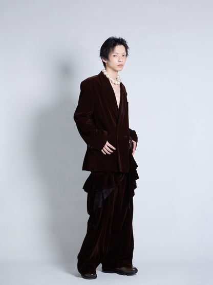 【9月下旬】Velvet Trousers(Brown) ＜店頭予約＞