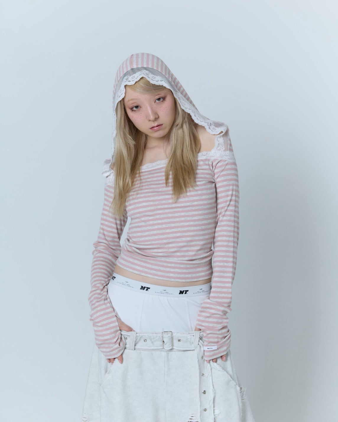 Veil Border Tops (Pink)