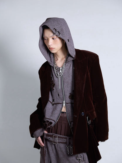 【10月初旬】Carabiner Hoodie(Brown)