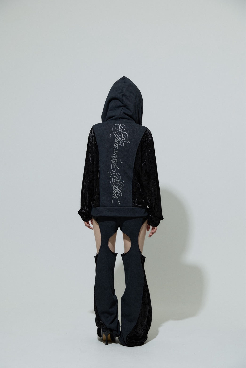 Spark Double Hoodie(Black)