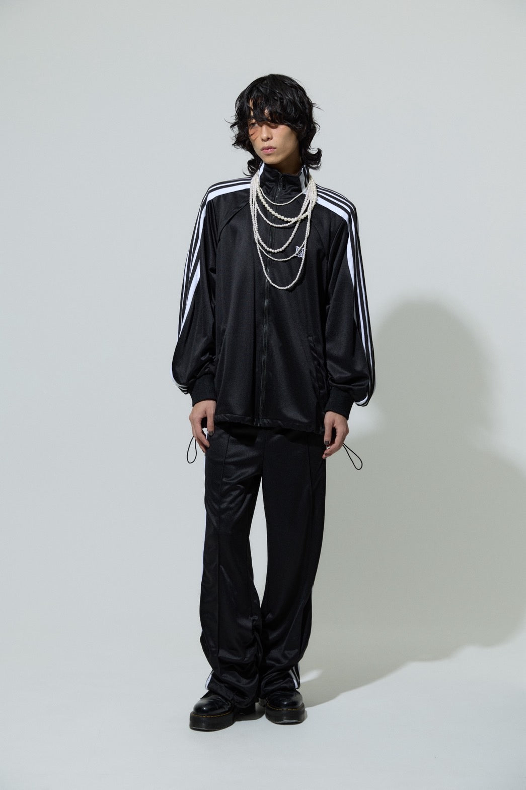 Angled Shape Track Jacket(Black) – neith.onlinestore