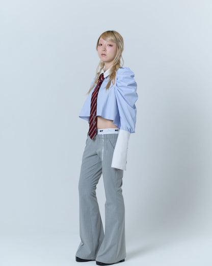 Cleric Flare Shirt (Blue)