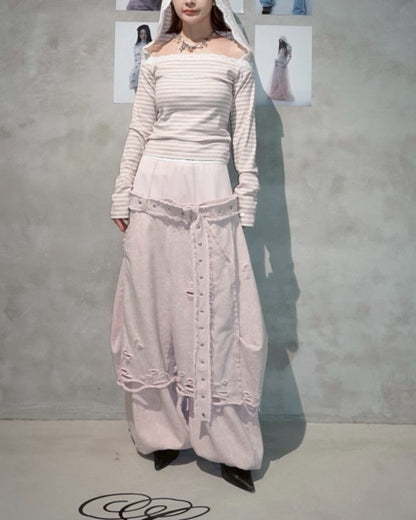 Veil Border Tops (Pink)
