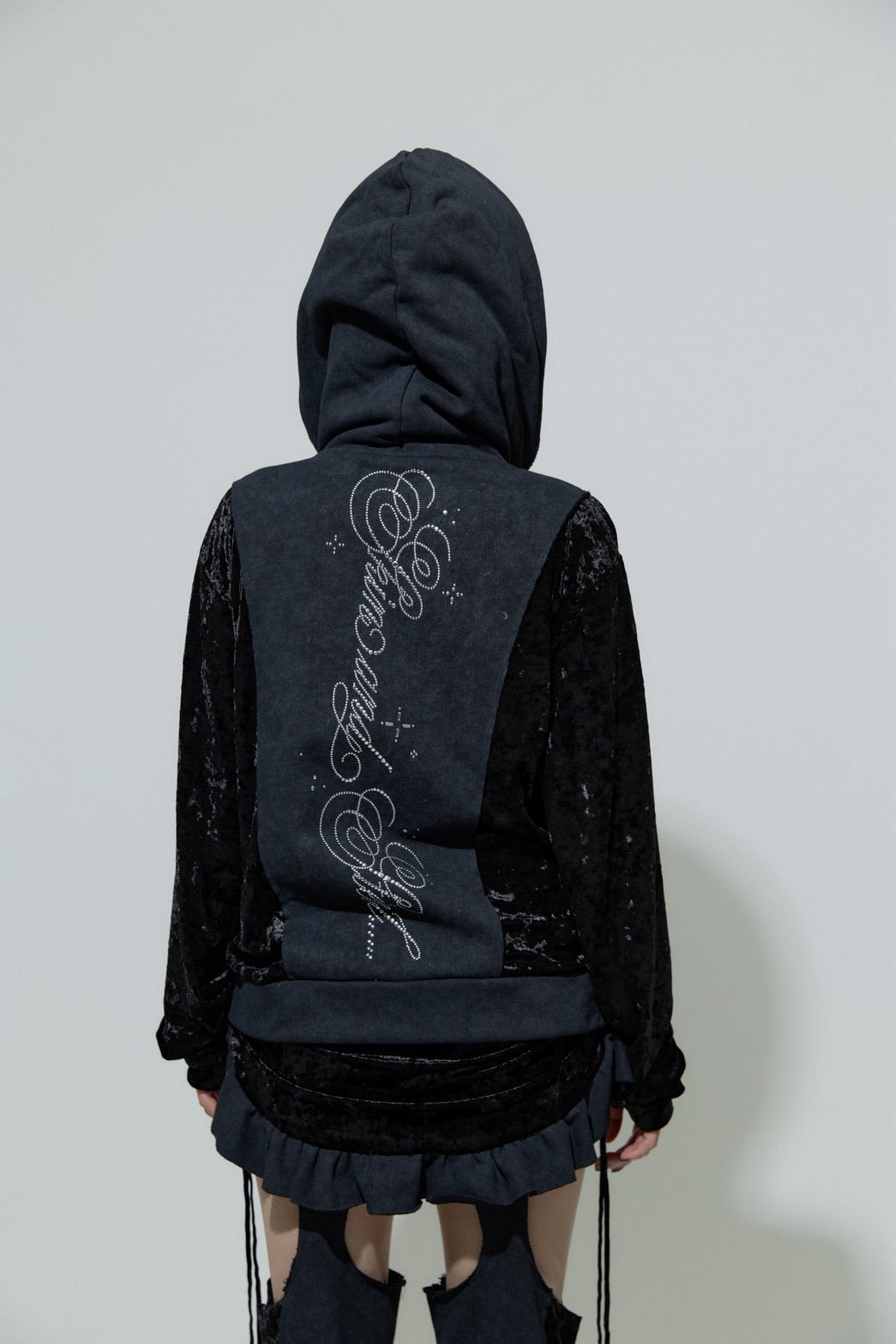Spark Double Hoodie(Black)