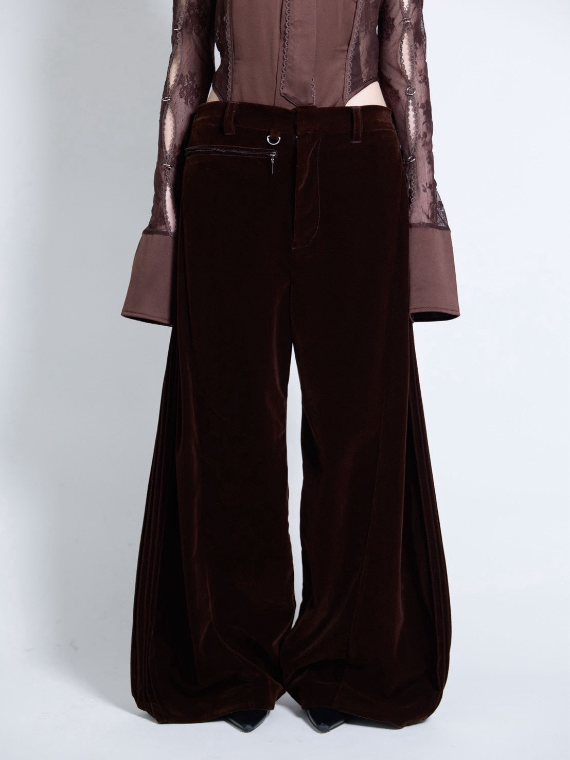 【9月下旬】Velvet Trousers(Brown) ＜店頭予約＞