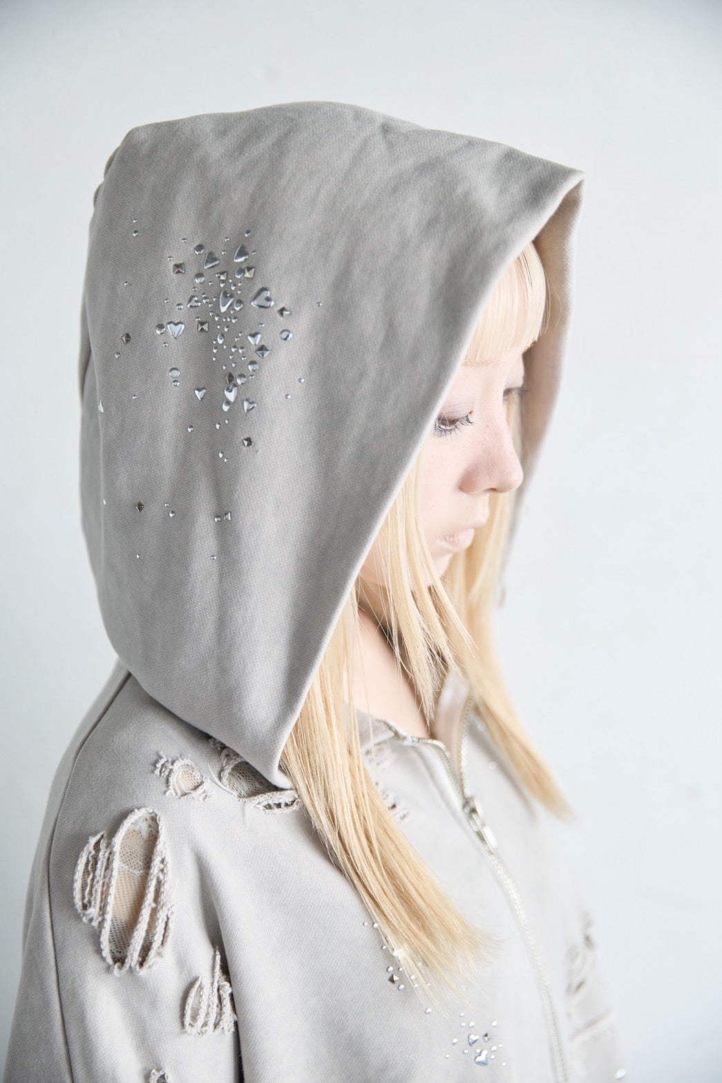 Meteor Crush Hoodie(Beige)