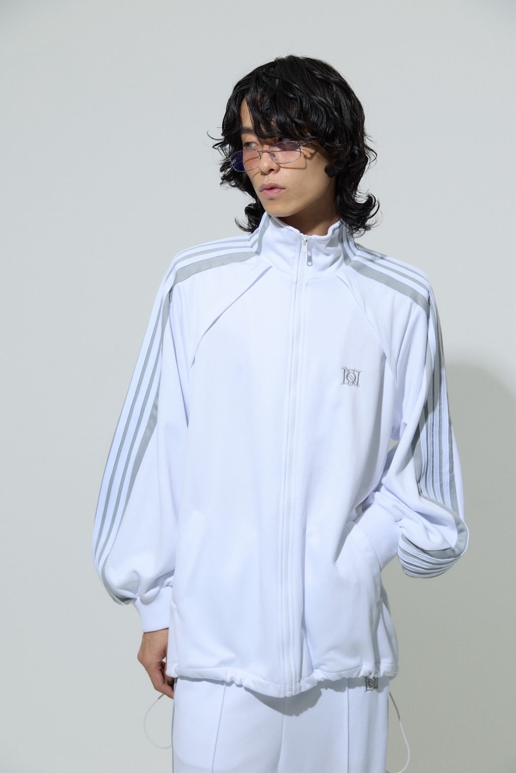 ジャケット・アウター neith. ANGLED SHAPE TRUCK JACKET Angled Shape Track Jacket(White) – neith.onlinestore