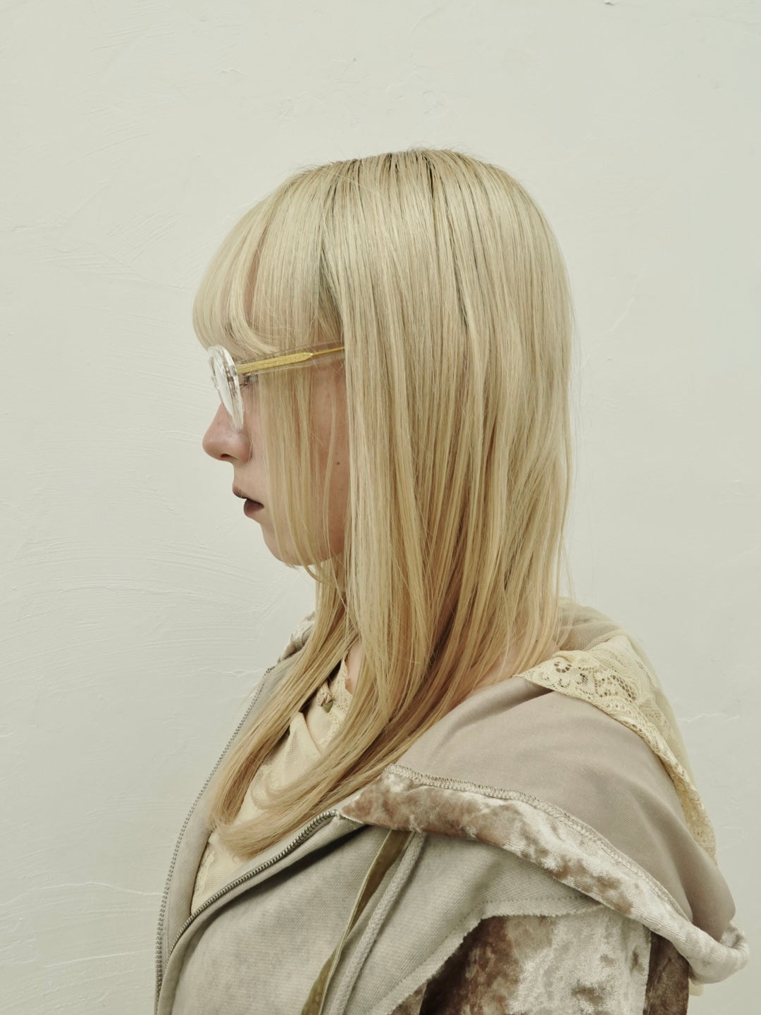 Thick Oval Frame Glasses