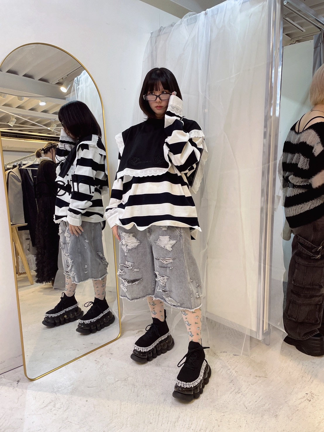 Handkerchief 2D Top (Black)