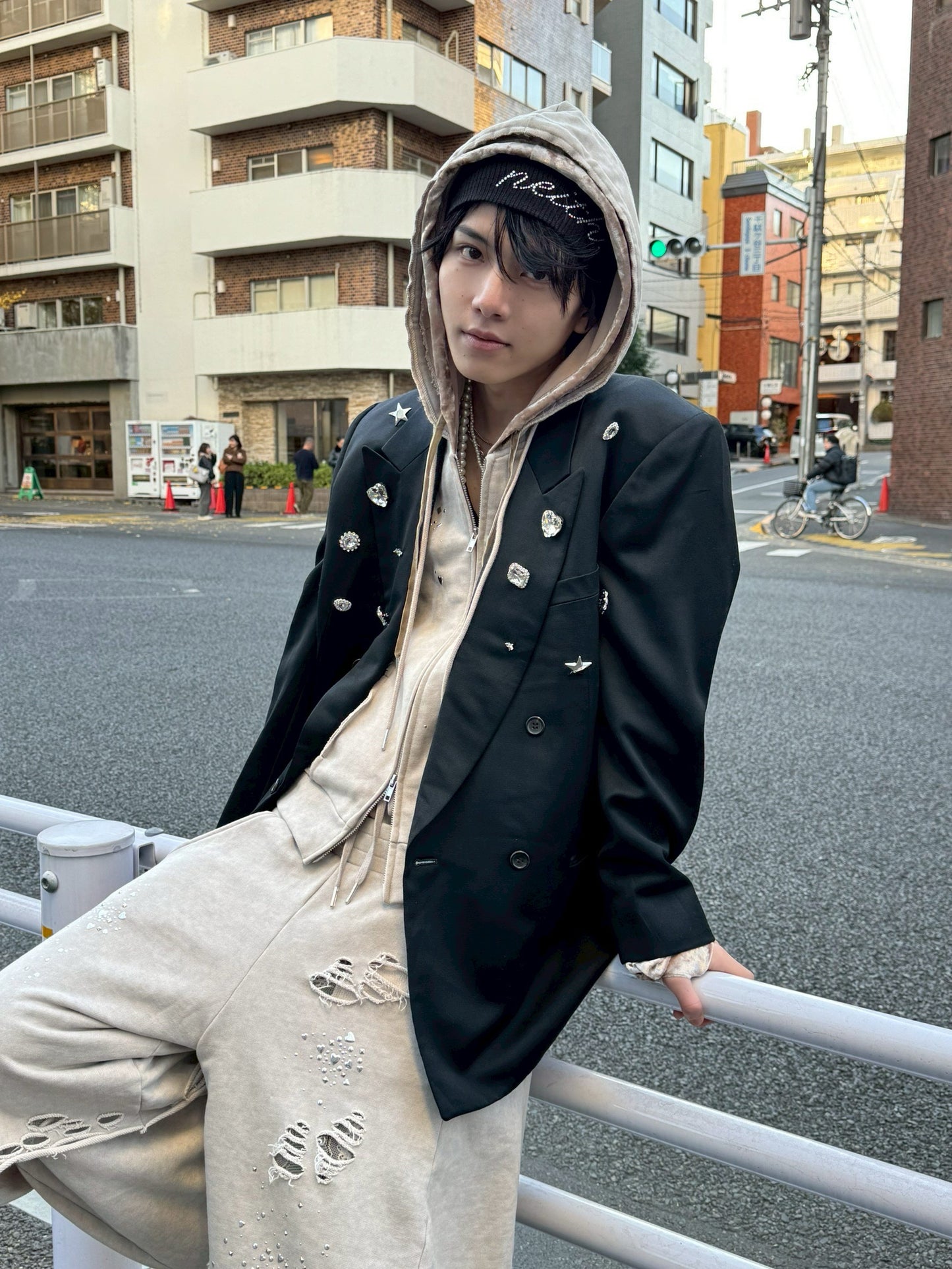 Spark Double Hoodie(Beige)