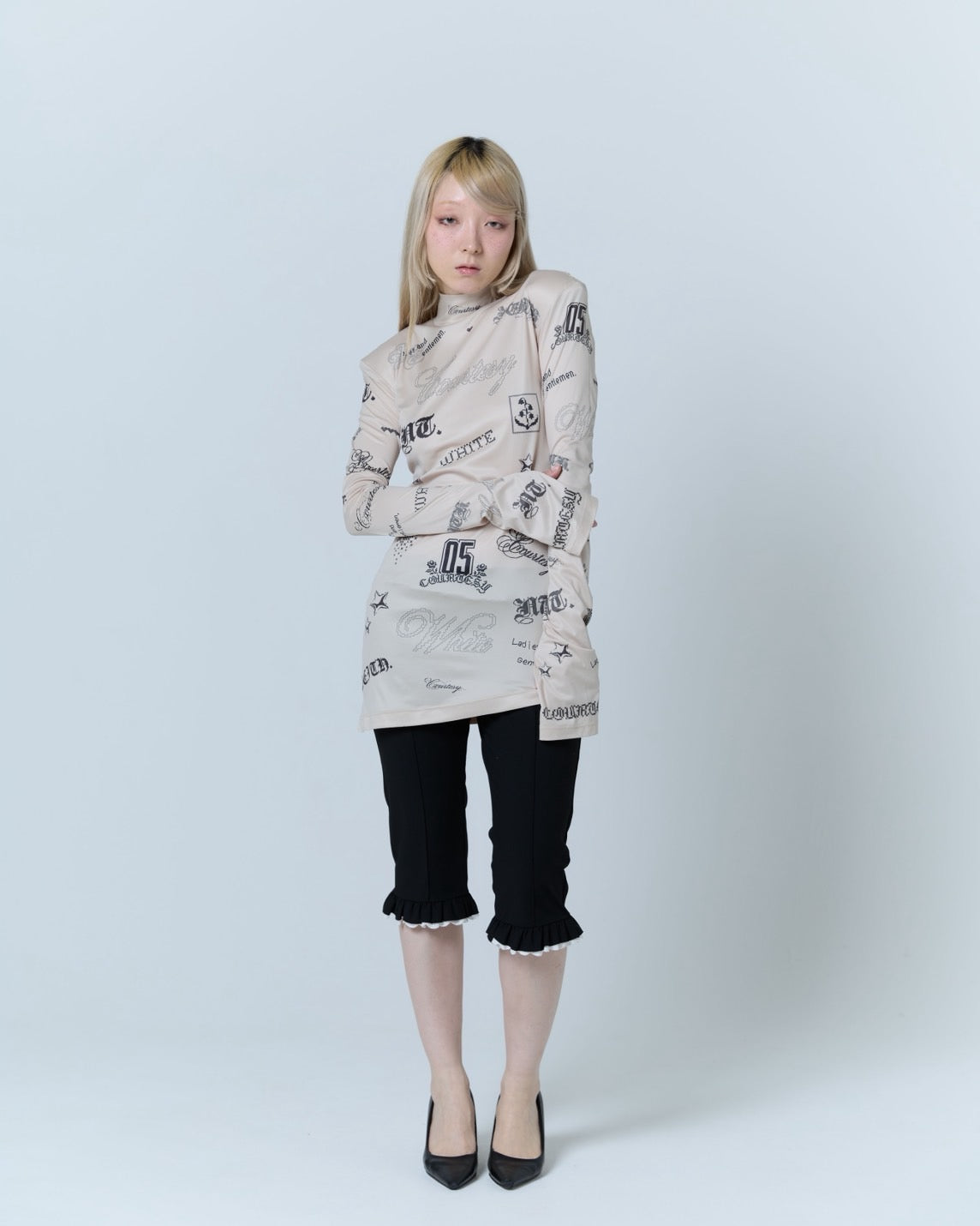 【Last2】Layered Sabrina Pants (Black)