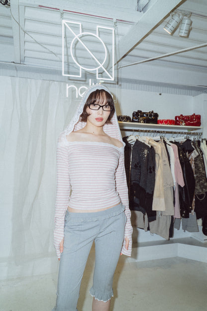 Veil Border Tops (Pink)