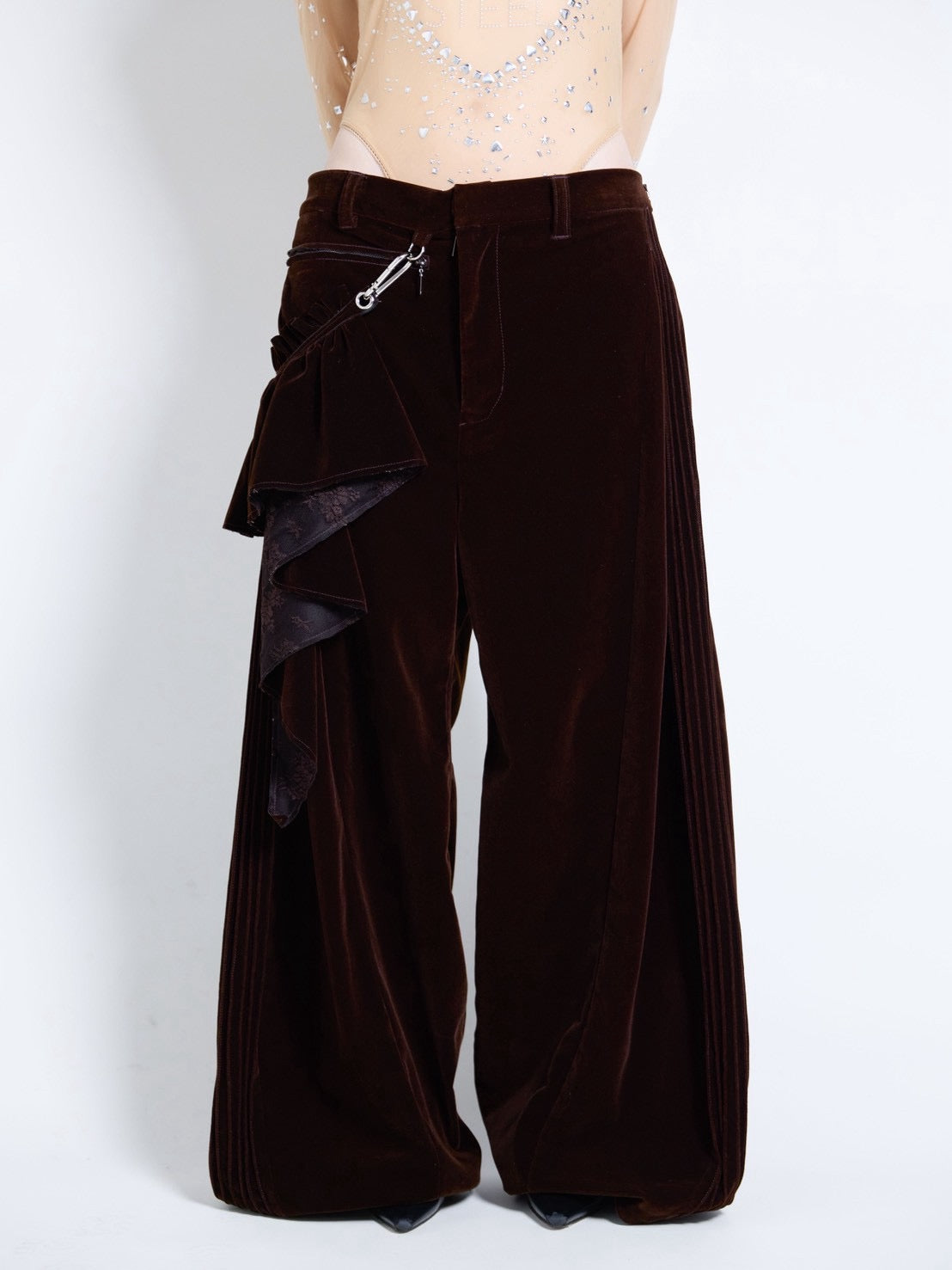 【9月下旬】Velvet Trousers(Brown) ＜店頭予約＞