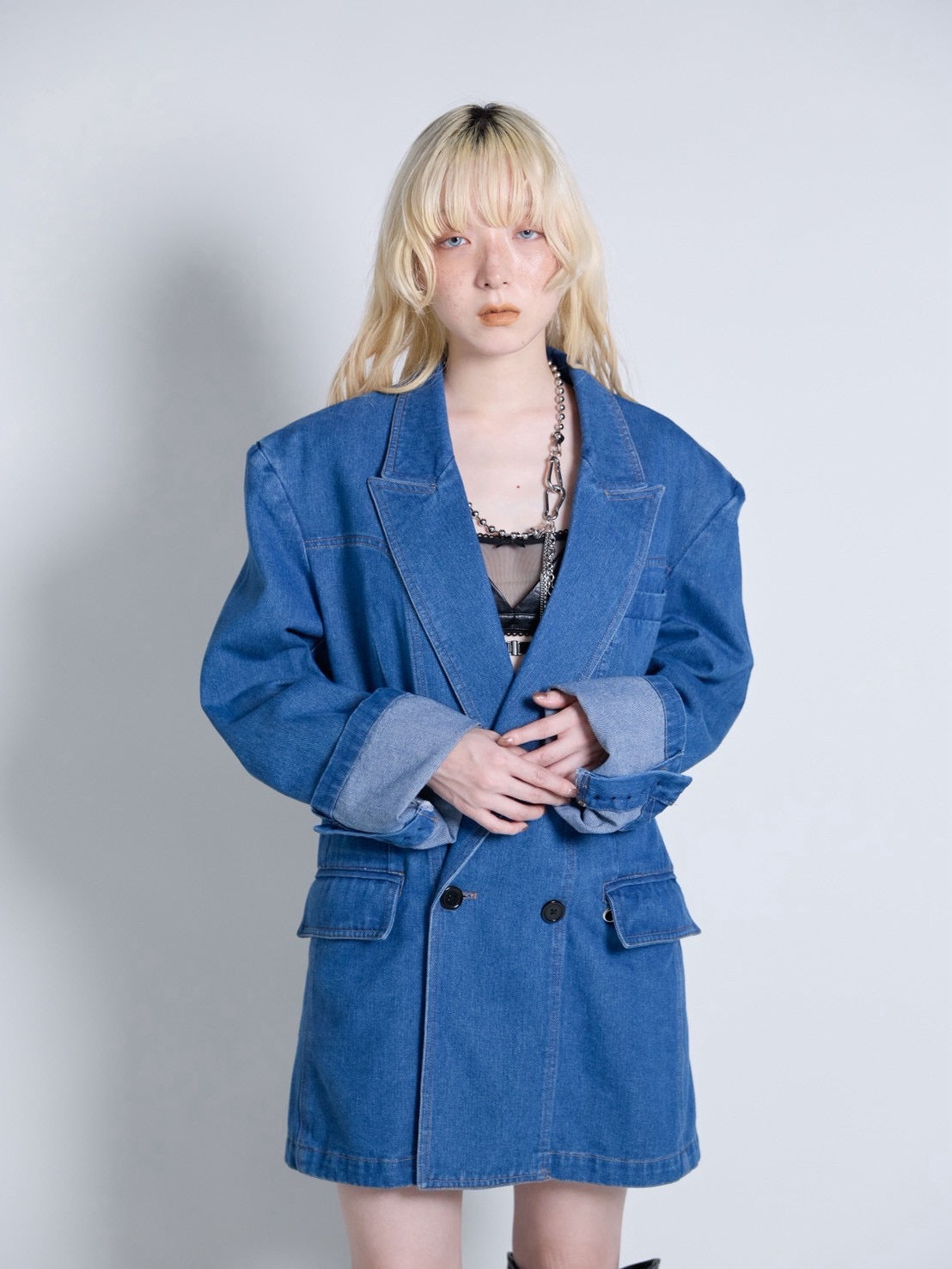 【9月下旬】Denim Tailored  Jacket(Blue)＜店頭予約＞