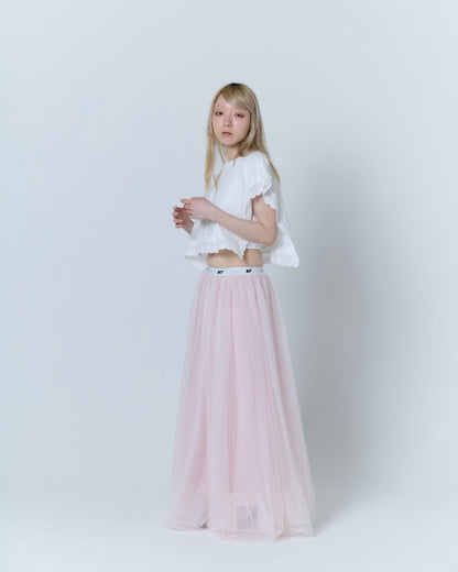 Tulle Bare Dress(Pink)