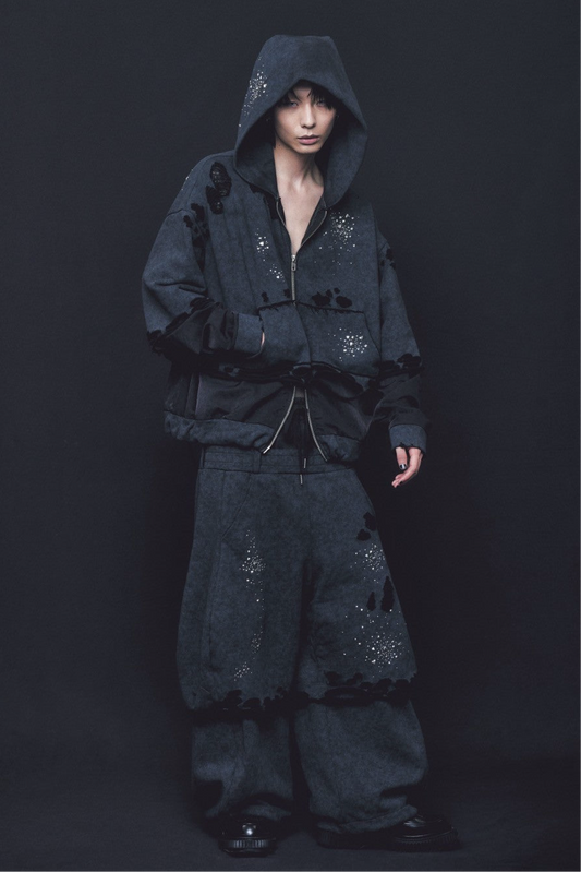 Meteor Crush Hoodie(Black)