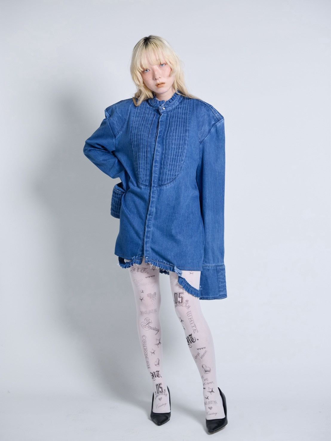 【9月下旬】Denim Shirt(Blue)