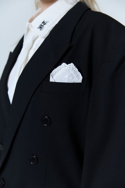 Destroyed Pocket Chief Jacket (Black）