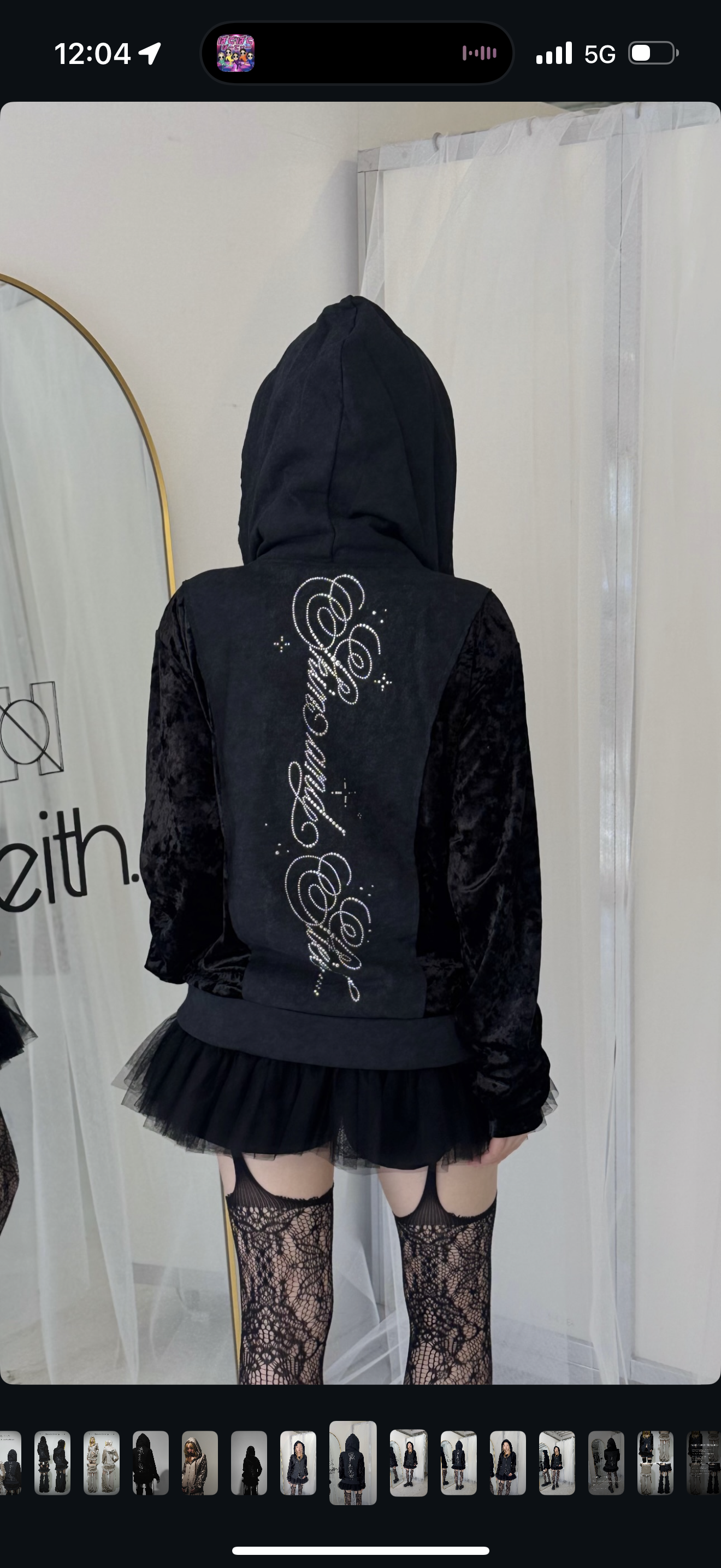 Spark Double Hoodie(Black)