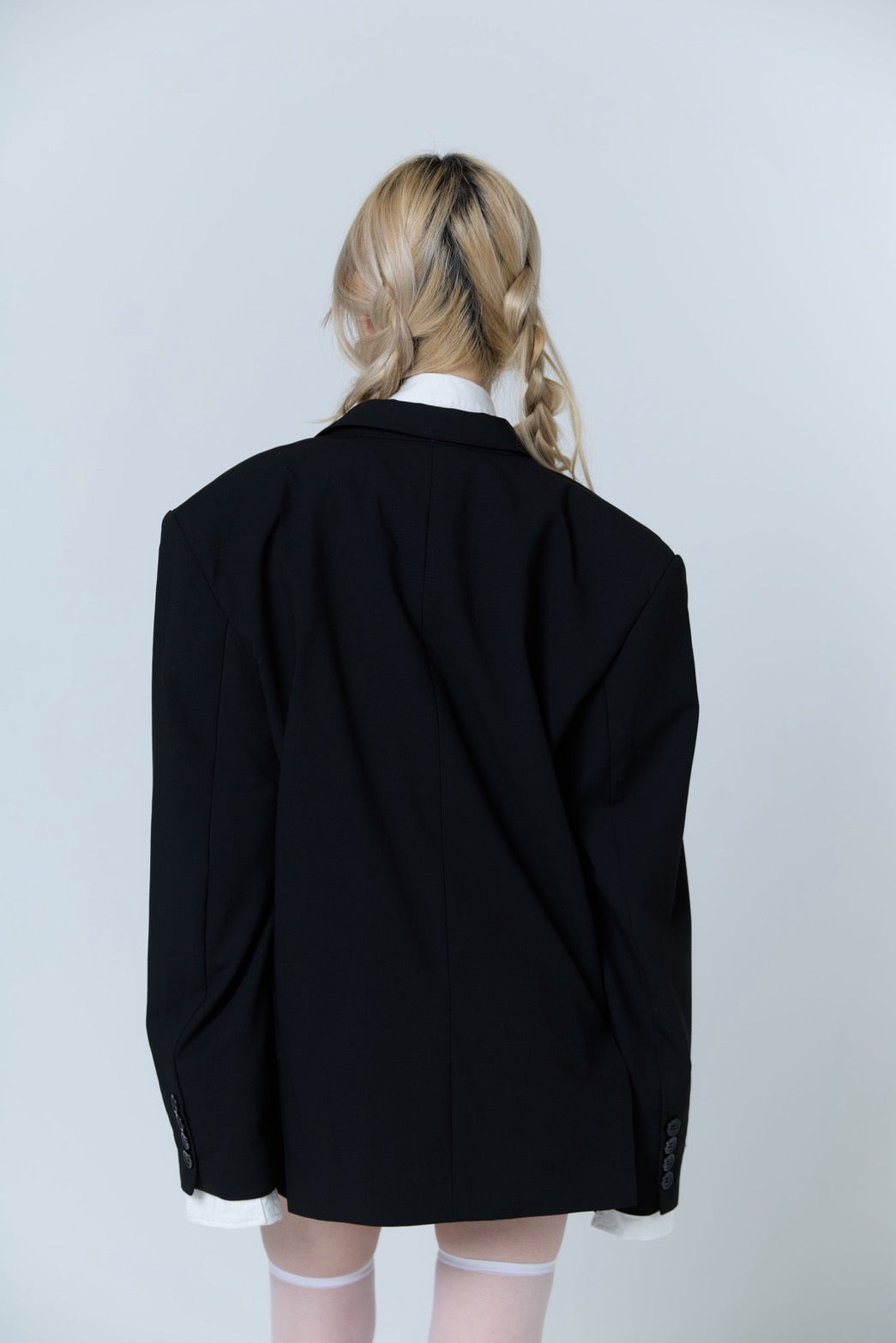 Destroyed Pocket Chief Jacket (Black）