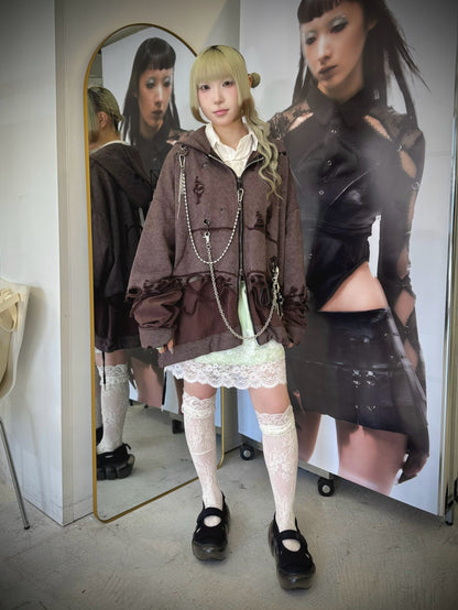 【10月初旬】Carabiner Hoodie(Brown)