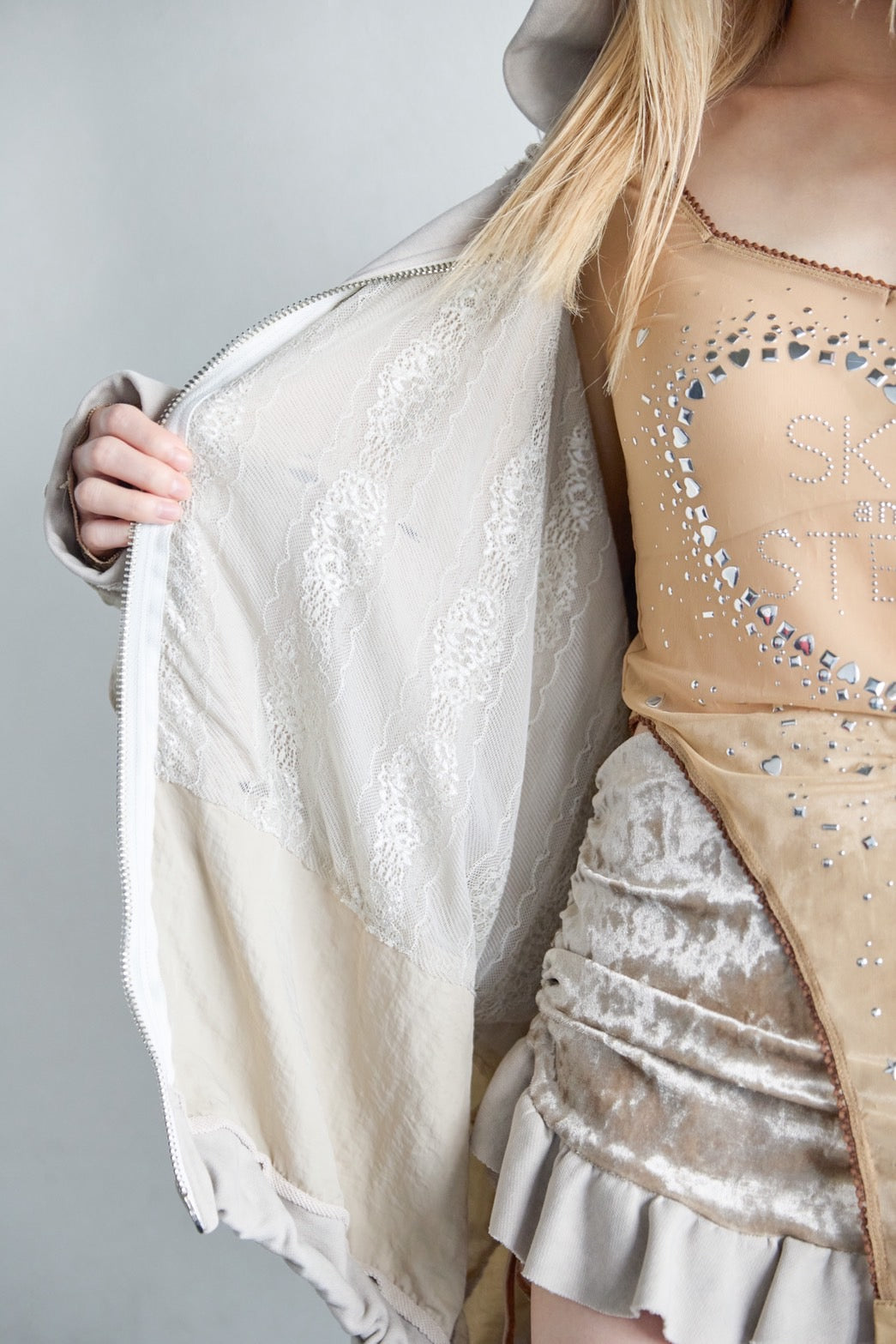 Meteor Crush Hoodie(Beige)