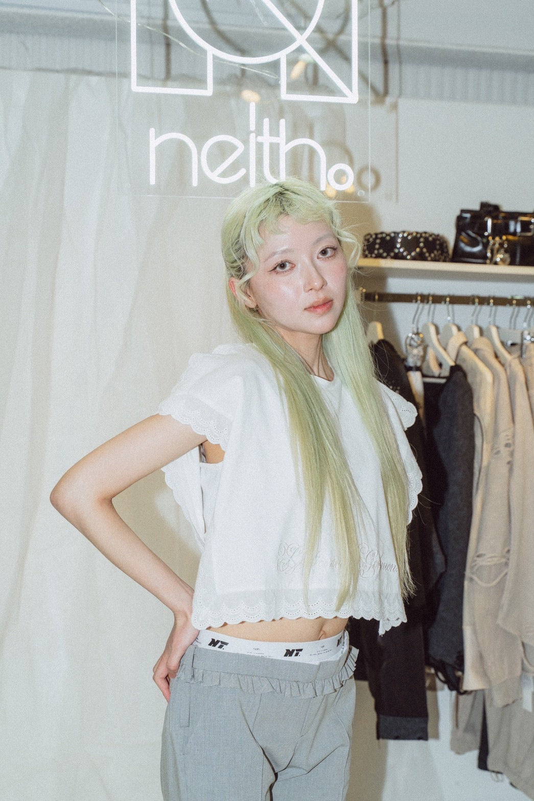 Handkerchief 2D Top (White)