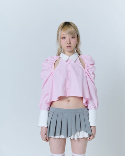 Cleric Flare Shirt (Pink)